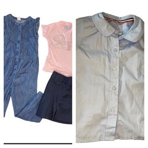 4 piece Girls Jumper Skirt Gap French toast Lot Bundle